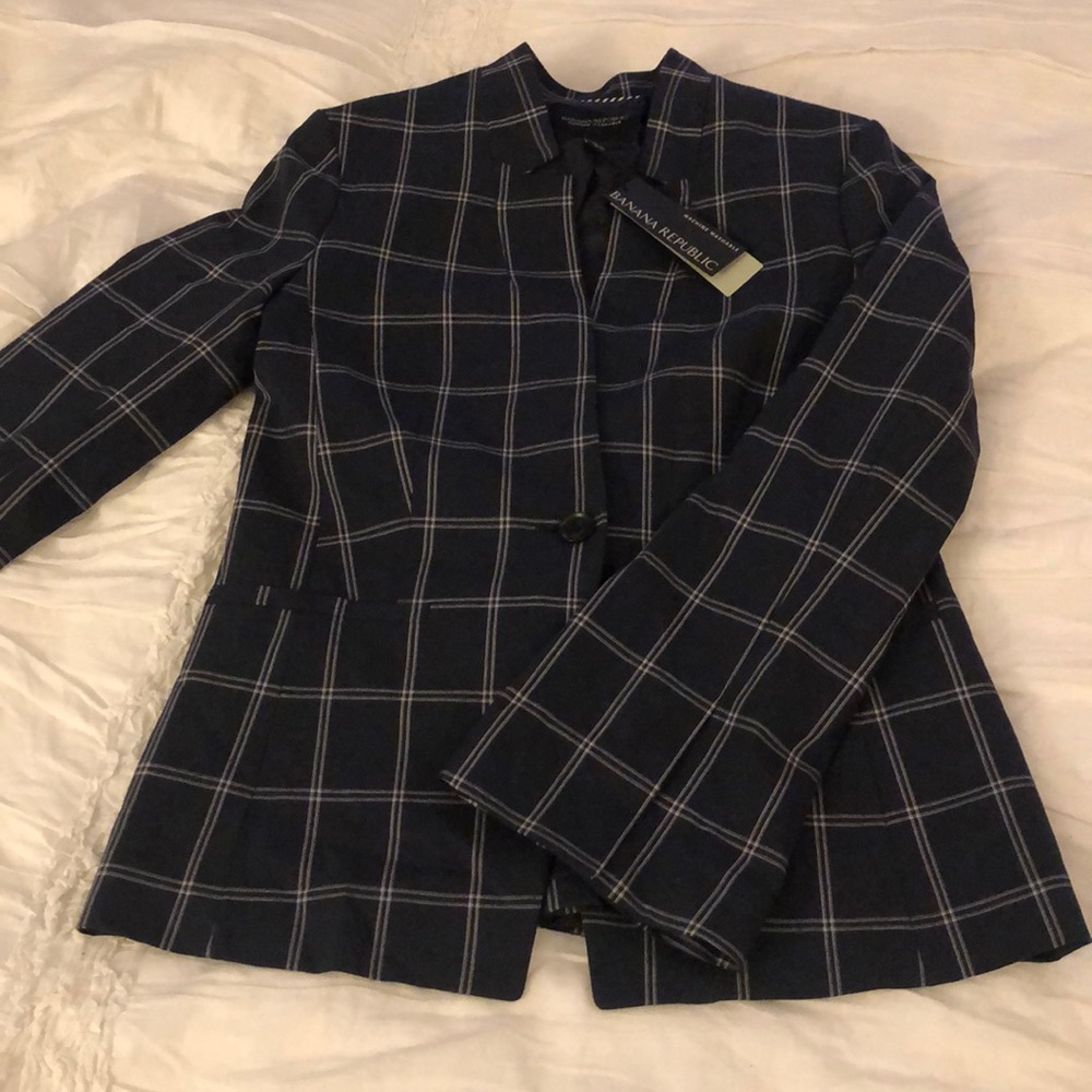 NWT Plaid Blazer